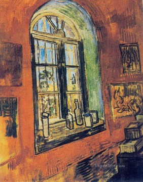  Asylum Canvas - Window of Vincent s Studio at the Asylum Vincent van Gogh